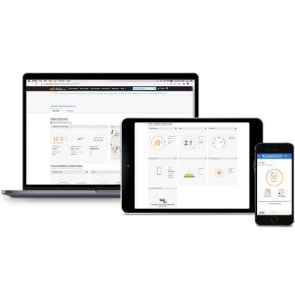 Sencor - Estação meteorológica profissional com ecrã LCD 1xCR2032 + 3xAA Wi-Fi