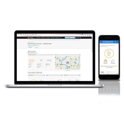 Sencor - Estação meteorológica profissional com ecrã LCD 5V/1xCR2032 + 3xAA Wi-Fi