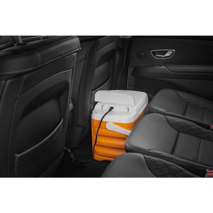 Sencor - Frigorífico automóvel portátil 22 l 45W/12V laranja/branco