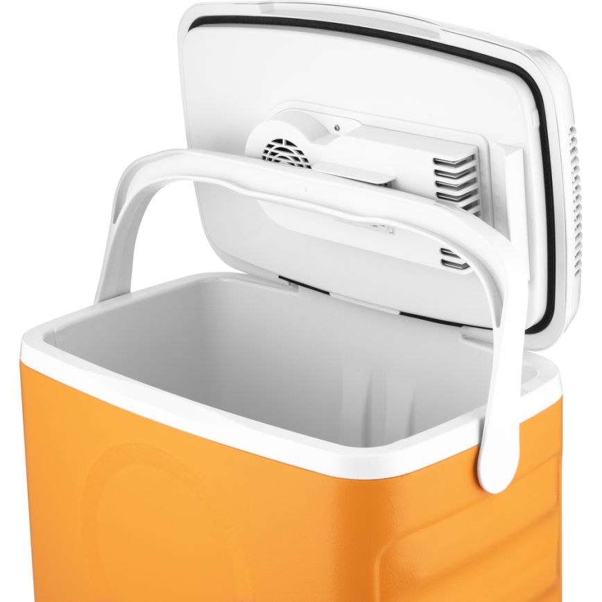 Sencor - Frigorífico automóvel portátil 22 l 45W/12V laranja/branco