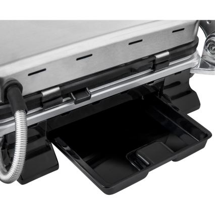 Sencor - Grelhador de contacto 2100W/230V cromo mate