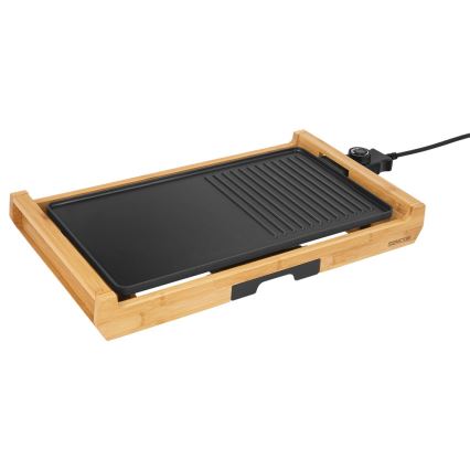 Sencor - Grelha elétrica de mesa 1800W/230V bambu