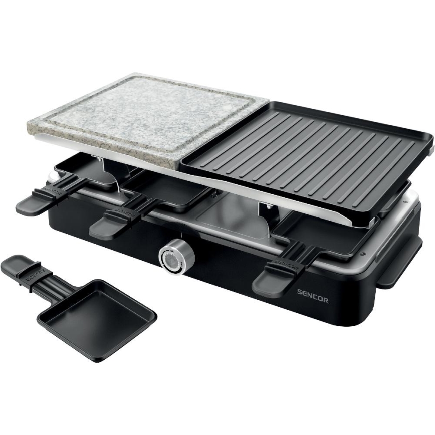 Sencor - Grelhador Raclette com acessórios 1400W/230V