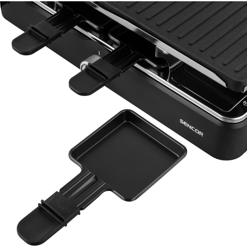 Sencor - Grelhador Raclette com acessórios 1400W/230V