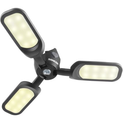 Sencor - Lanterna de campismo recarregável LED com um painel solar LED/3W/1600 mAh IPX4