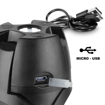 Sencor - Lanterna de campismo recarregável LED com um painel solar LED/3W/1600 mAh IPX4
