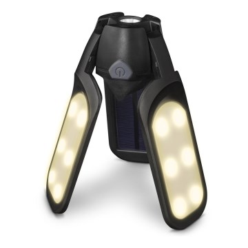 Sencor - Lanterna de campismo recarregável LED com um painel solar LED/3W/1600 mAh IPX4