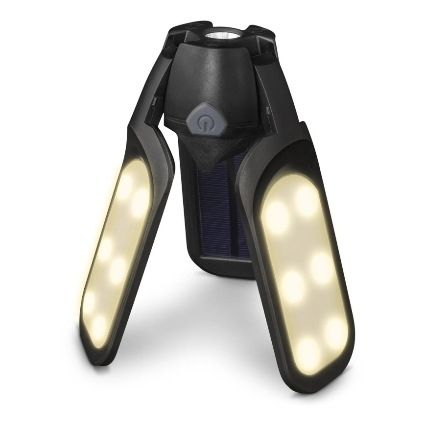 Sencor - Lanterna de campismo recarregável LED com um painel solar LED/3W/1600 mAh IPX4