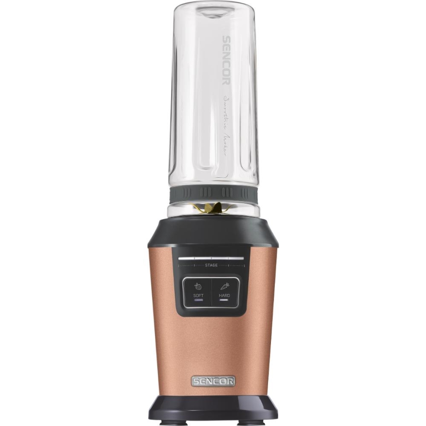Sencor - Liquidificador para smoothies com acessórios 800W/230V cobre