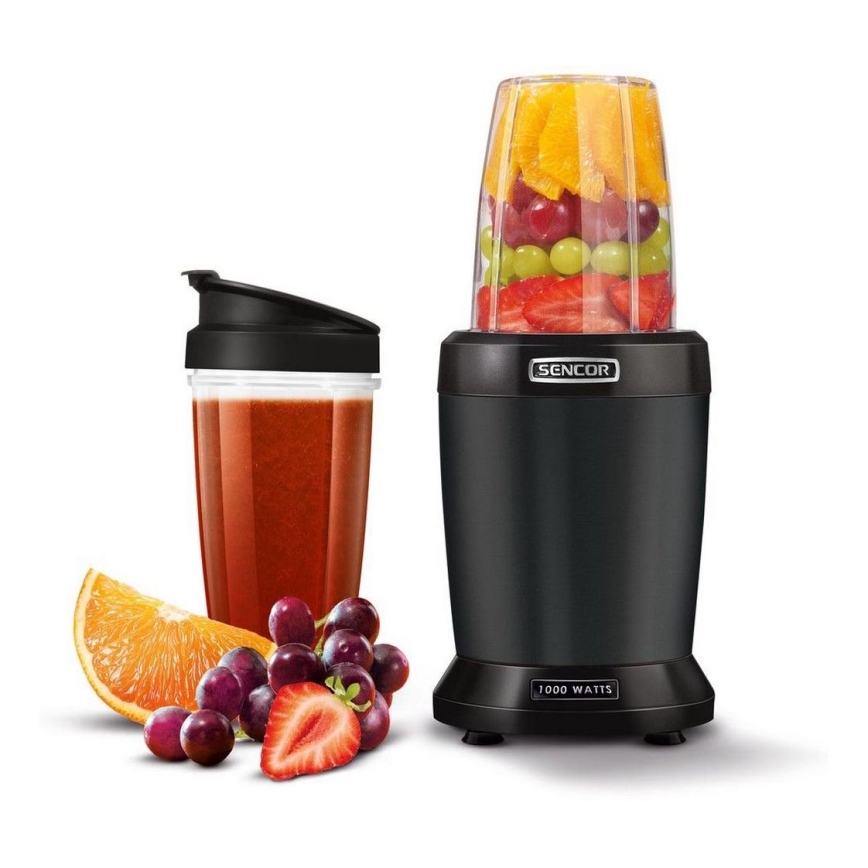 Sencor - Liquidificadora de batidos nutritivos 1000W/230V preto