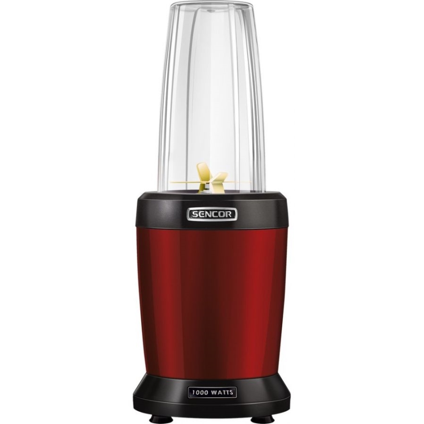 Sencor - Liquidificadora de batidos nutritivos 1000W/230V vermelha