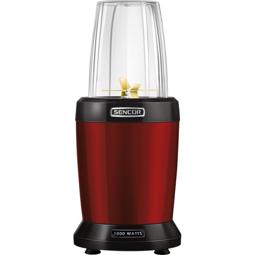 Sencor - Liquidificadora de batidos nutritivos 1000W/230V vermelha
