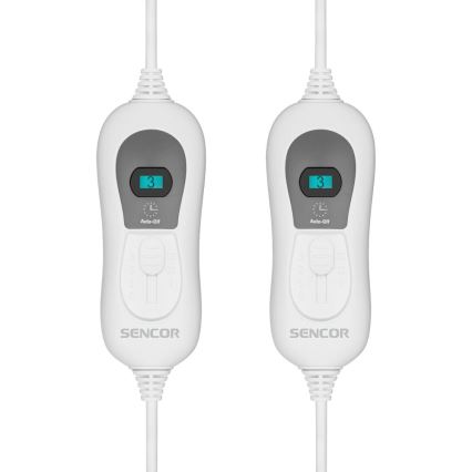 Sencor - Manta eléctrica para duas pessoas 120W/230V 160x140 cm