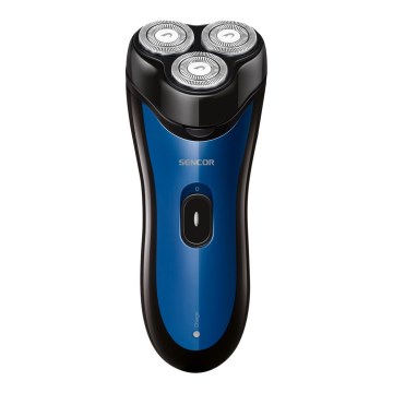 Sencor - Máquina de barbear elétrica 3W/230V preto/azul