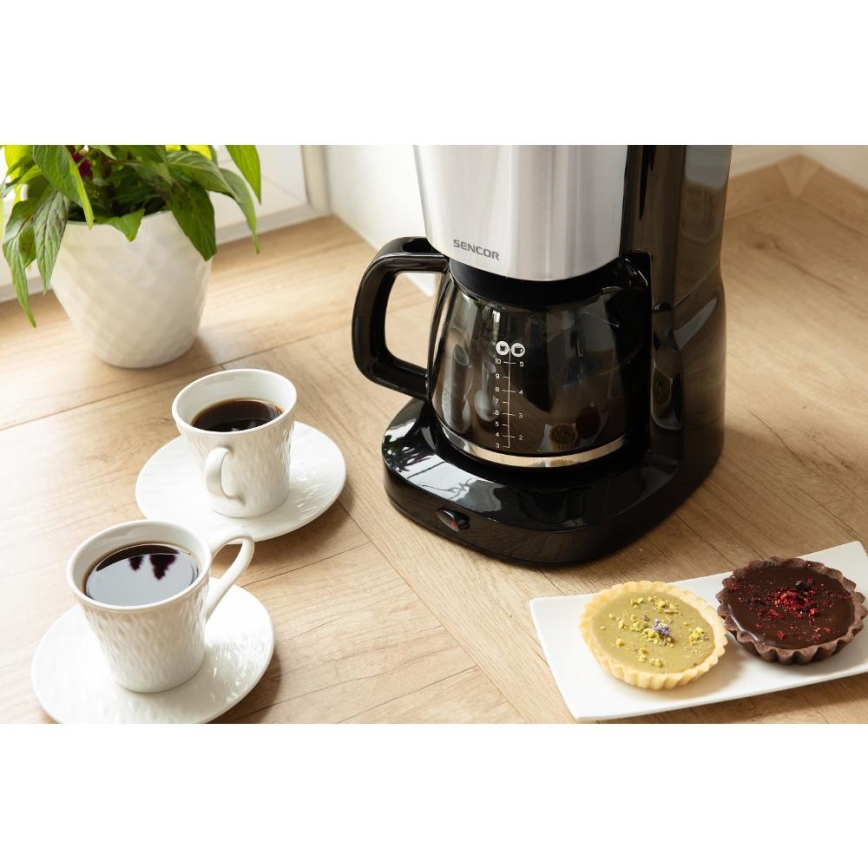Sencor - Máquina de café 1,25 l 1000W/230V