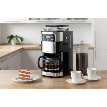 Sencor - Máquina de café 1,5 l com visor LCD 900W/230V