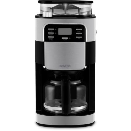 Sencor - Máquina de café 1,5 l com visor LCD 900W/230V