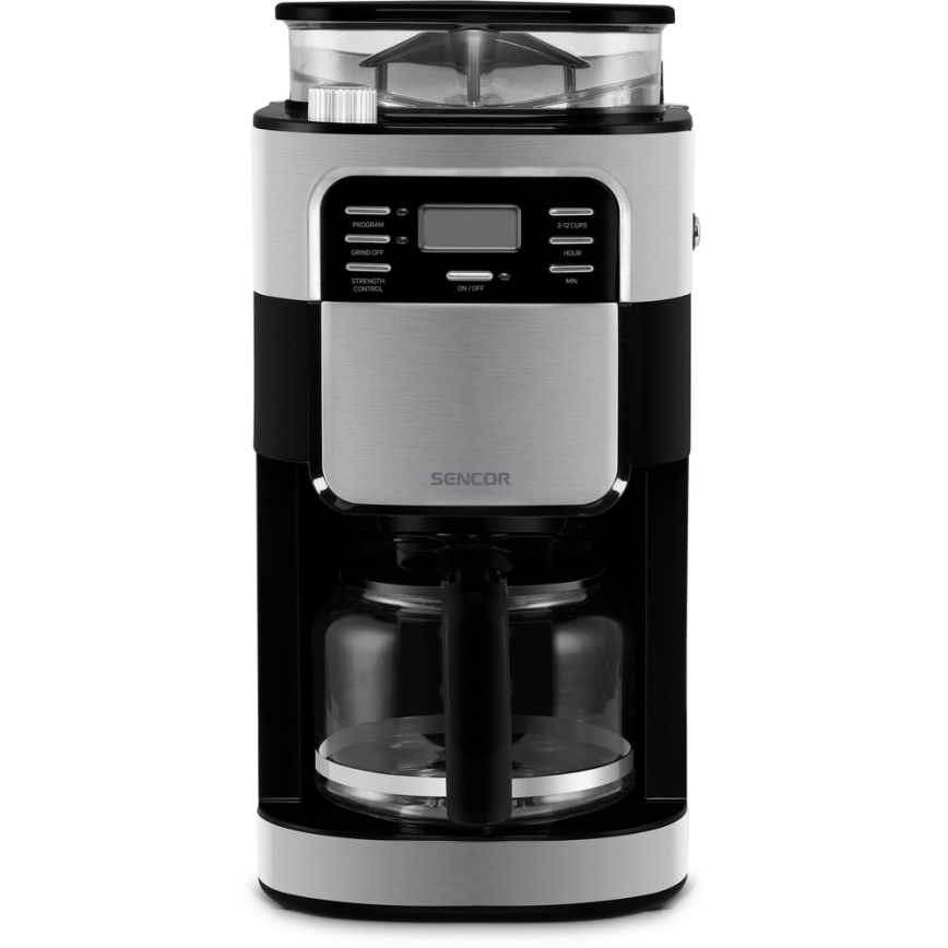 Sencor - Máquina de café 1,5 l com visor LCD 900W/230V