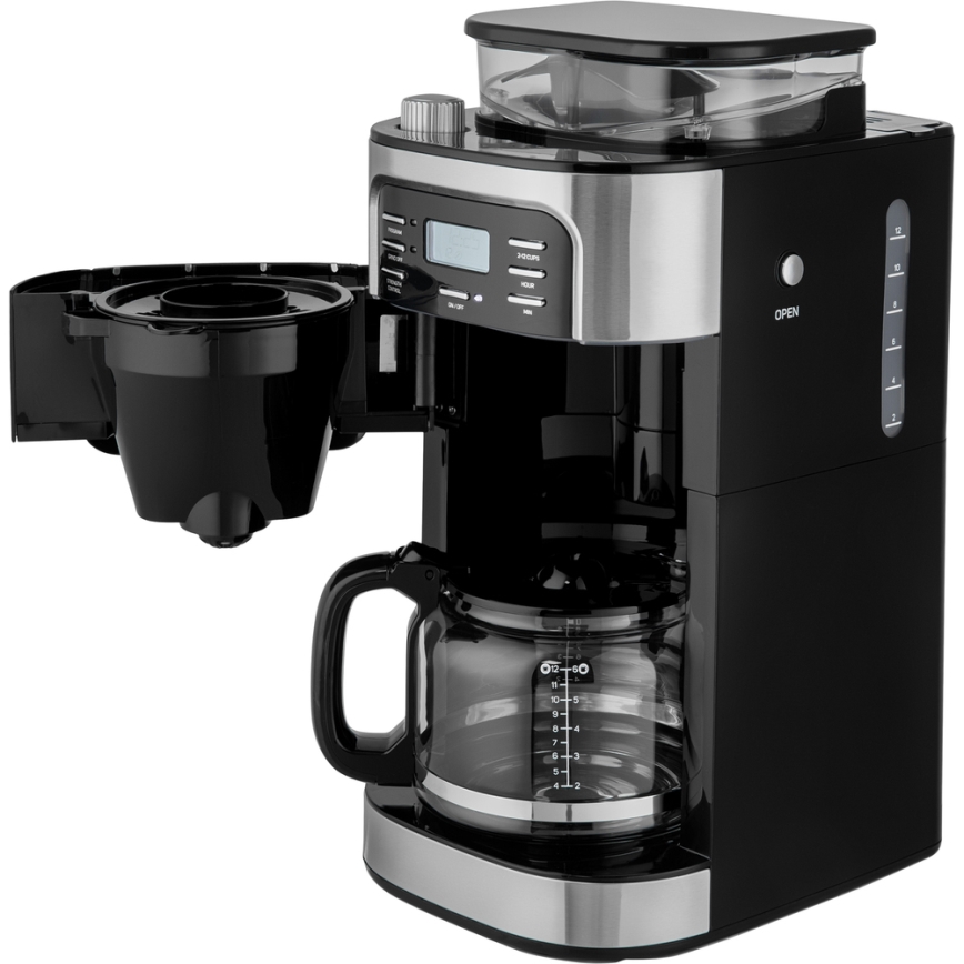 Sencor - Máquina de café 1,5 l com visor LCD 900W/230V
