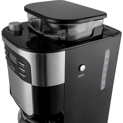 Sencor - Máquina de café 1,5 l com visor LCD 900W/230V