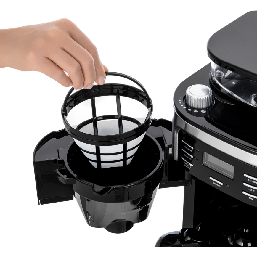Sencor - Máquina de café 1,5 l com visor LCD 900W/230V