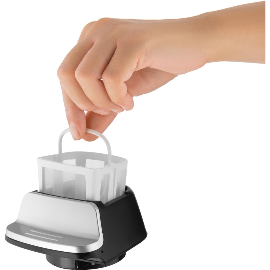 Sencor - Máquina de café com duas canecas 500W/230V preto