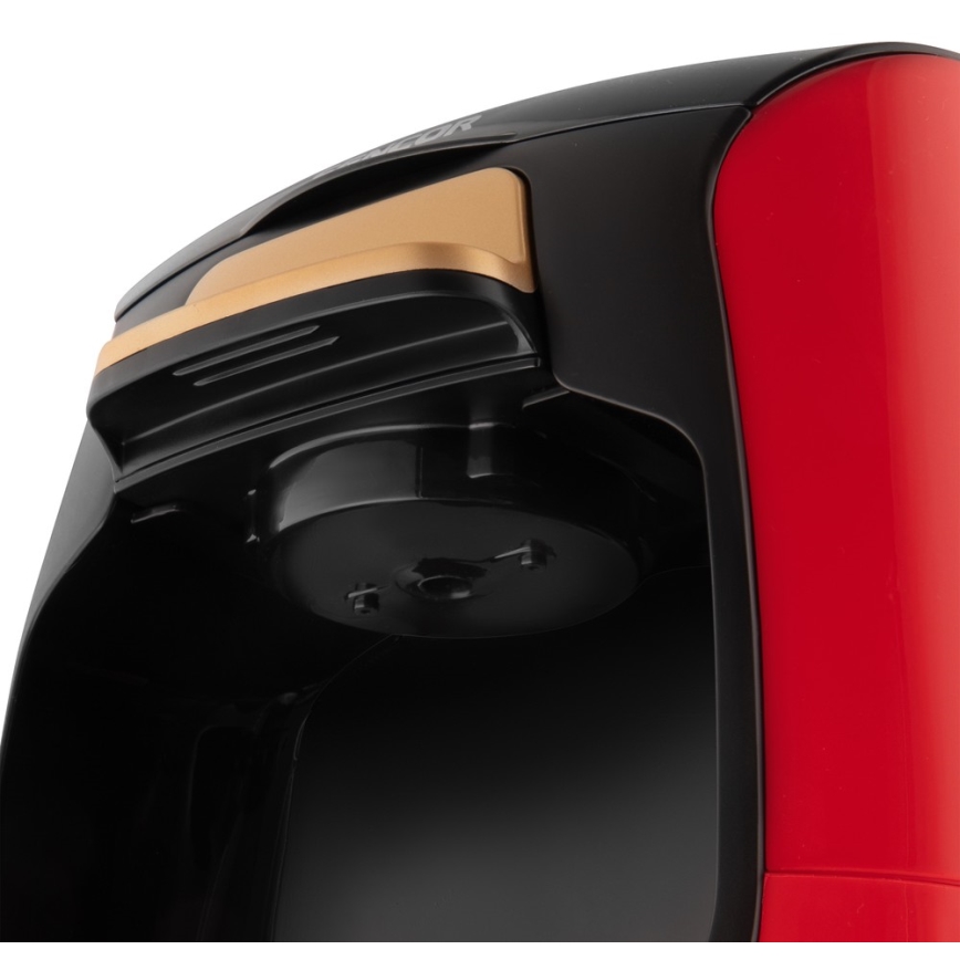 Sencor - Máquina de café com duas canecas 500W/230V vermelho/preto