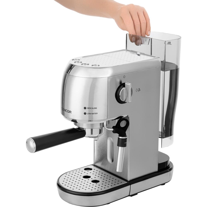 Sencor - Máquina de café com manivela espresso 1400W/230V