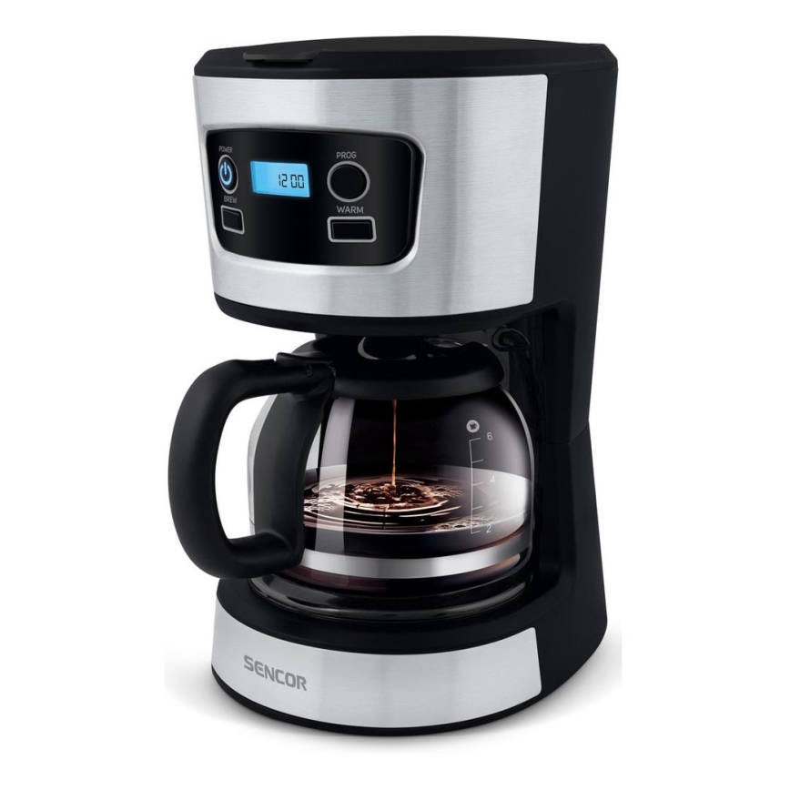 Sencor - Máquina de café com visor LCD 700W/230V
