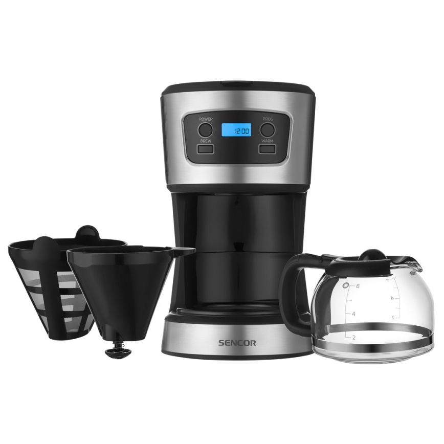 Sencor - Máquina de café com visor LCD 700W/230V