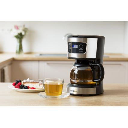 Sencor - Máquina de café com visor LCD 700W/230V