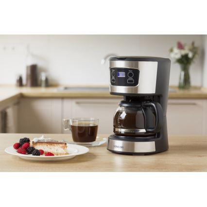 Sencor - Máquina de café com visor LCD 700W/230V