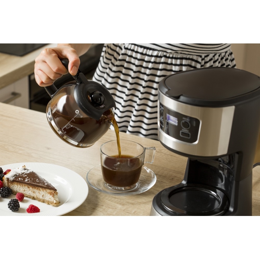 Sencor - Máquina de café com visor LCD 700W/230V
