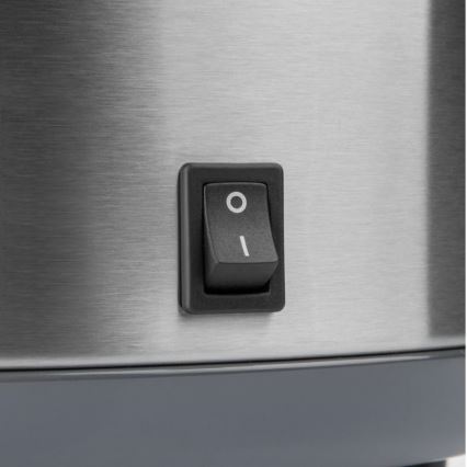 Sencor - Máquina de cozer arroz 500W/230V 1,5 l aço inoxidável