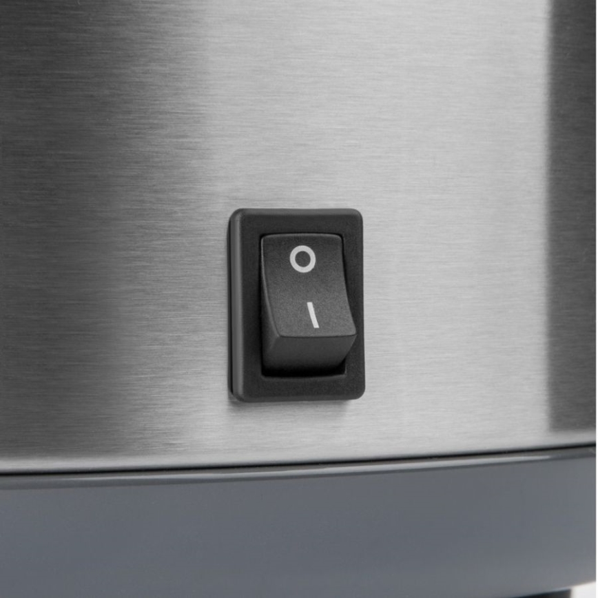 Sencor - Máquina de cozer arroz 500W/230V 1,5 l aço inoxidável