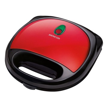 Sencor - Máquina de sanduíches 700W/230V preto/vermelho