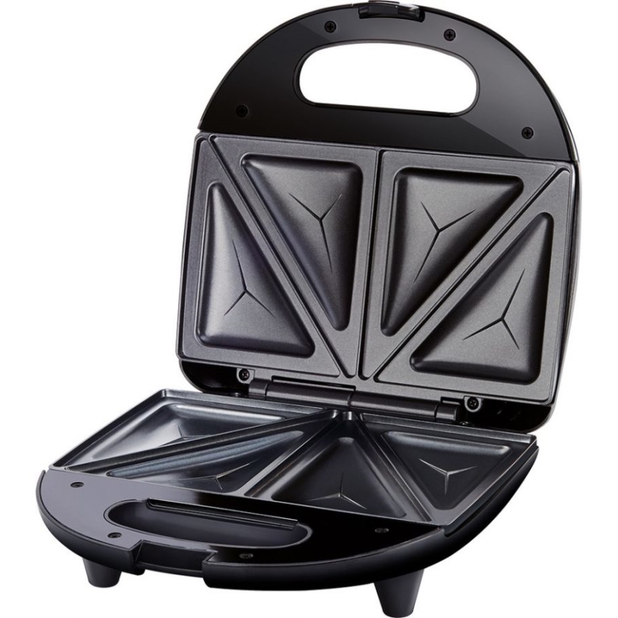 Sencor - Máquina para sanduiches 700W/230V preto/prateado