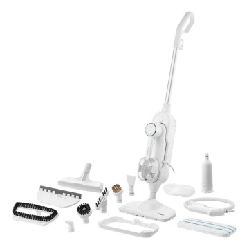 Sencor - Multifuncional esfregona com vapor 2em1 1500W/230V IPX4 branco