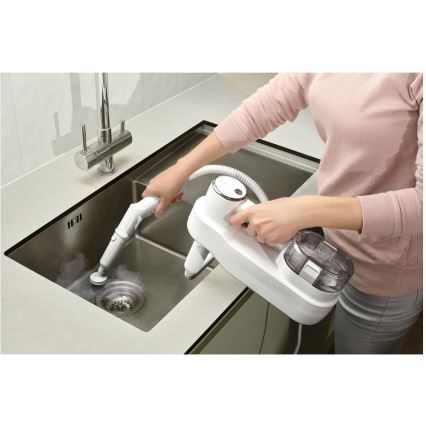 Sencor - Multifuncional esfregona com vapor 2em1 1500W/230V IPX4 branco