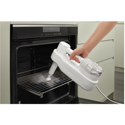 Sencor - Multifuncional esfregona com vapor 2em1 1500W/230V IPX4 branco