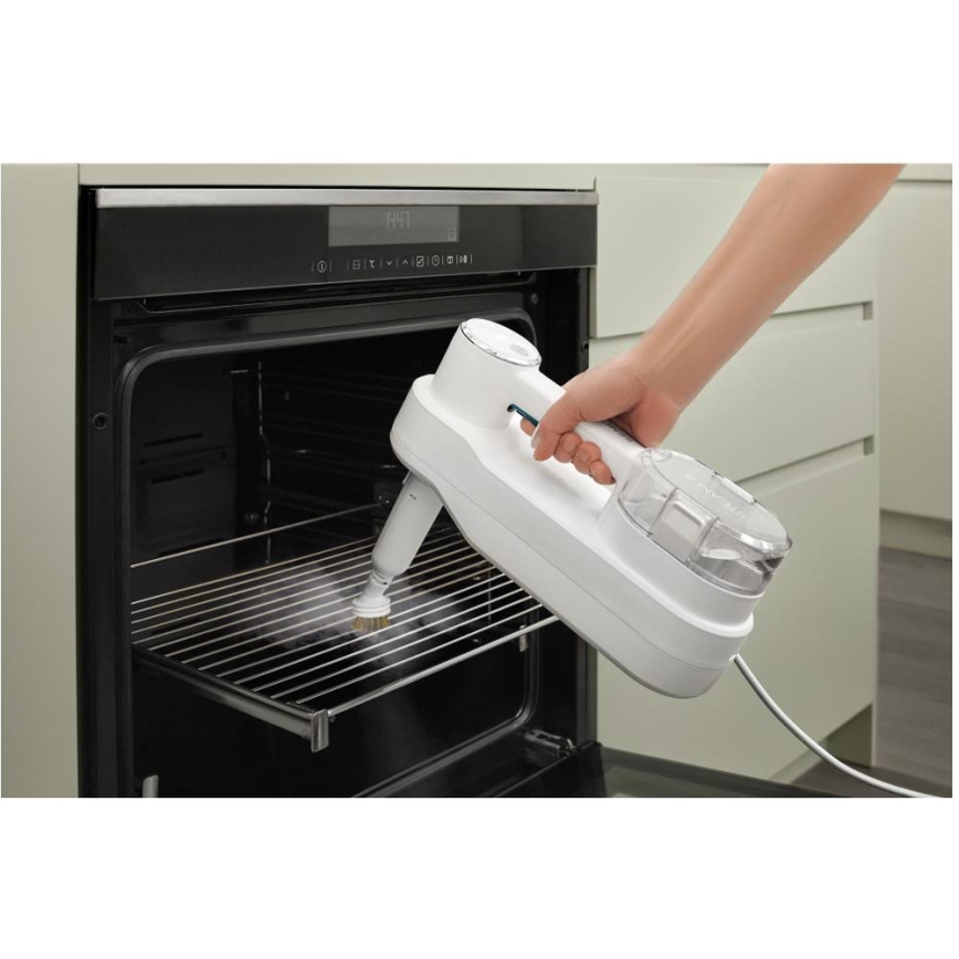 Sencor - Multifuncional esfregona com vapor 2em1 1500W/230V IPX4 branco