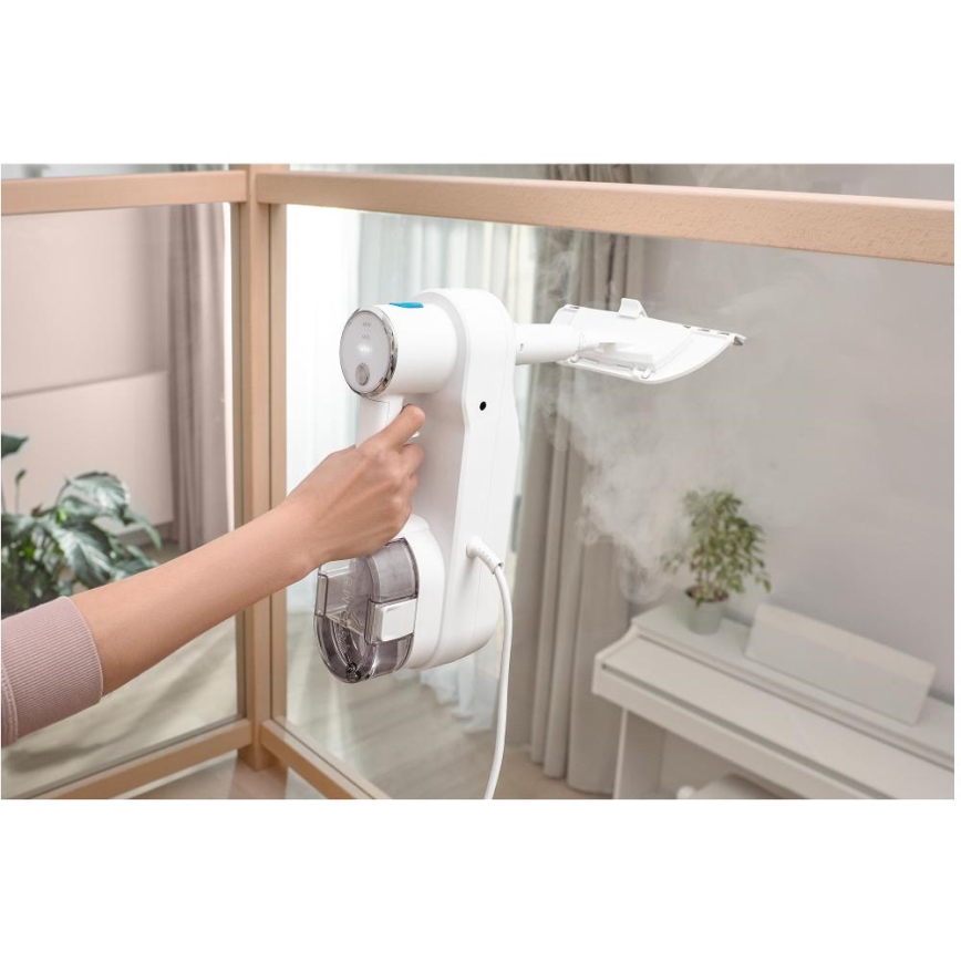Sencor - Multifuncional esfregona com vapor 2em1 1500W/230V IPX4 branco