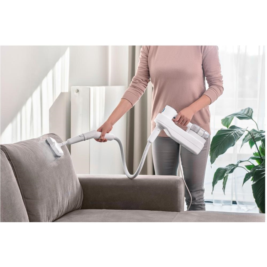 Sencor - Multifuncional esfregona com vapor 2em1 1500W/230V IPX4 branco
