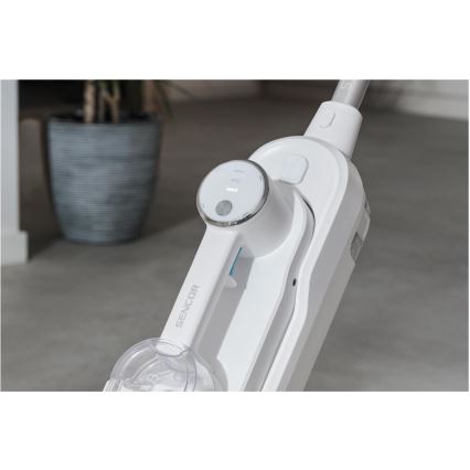 Sencor - Multifuncional esfregona com vapor 2em1 1500W/230V IPX4 branco