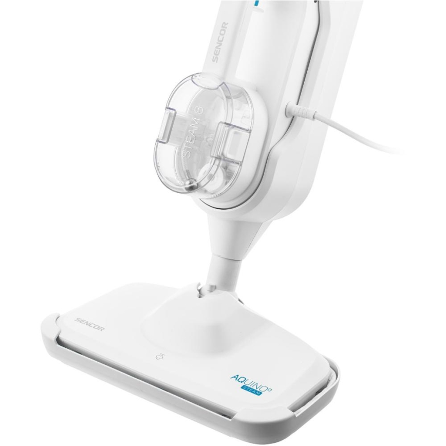 Sencor - Multifuncional esfregona com vapor 2em1 1500W/230V IPX4 branco