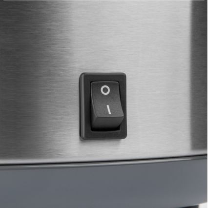 Sencor - Panela de arroz 1000W/230V 2,8 l de aço inoxidável