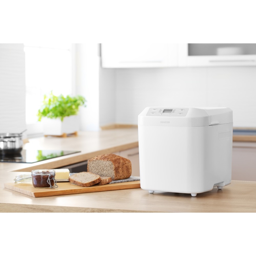 Sencor - Panificadora doméstica com ecrã LCD 550W/230V