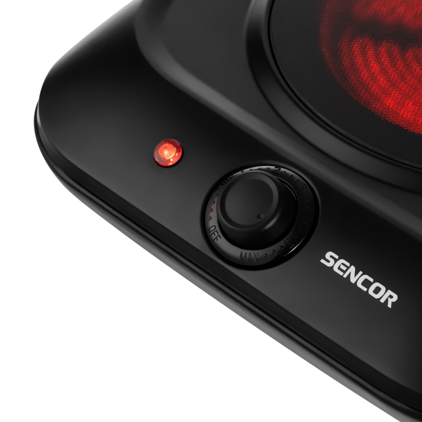 Sencor - Placa vitrocerâmica 1200W/230V