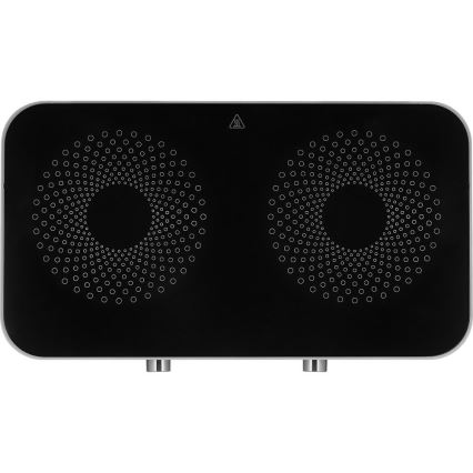 Sencor - Placa vitrocerâmica de 2 bicos com visor LCD 3500W/230V