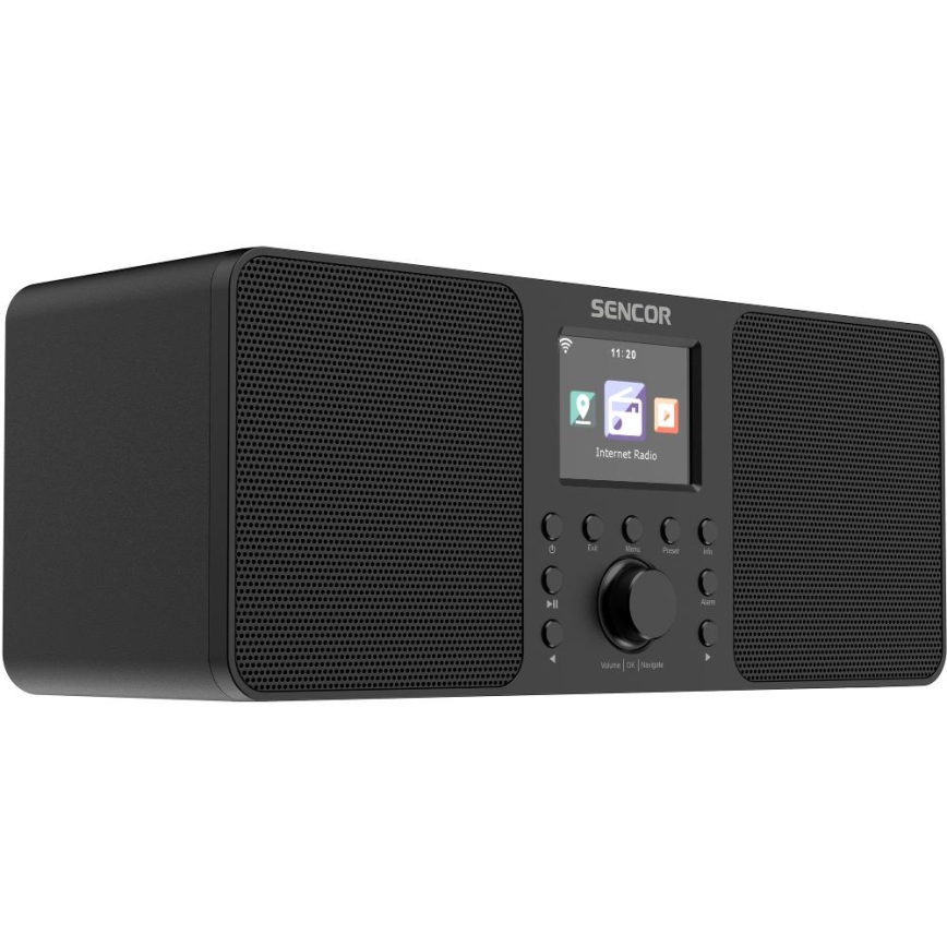 Sencor - Rádio com Internet 20W/5V Wi-Fi + comando